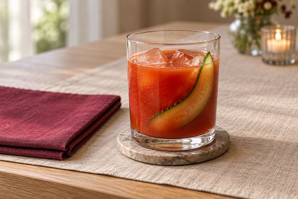 Tomate mit milder Paprika und Gurke