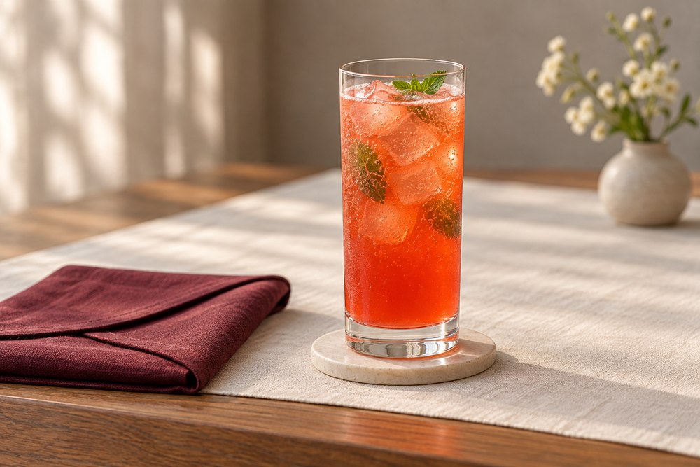 Hibiskus, Orange und Minze