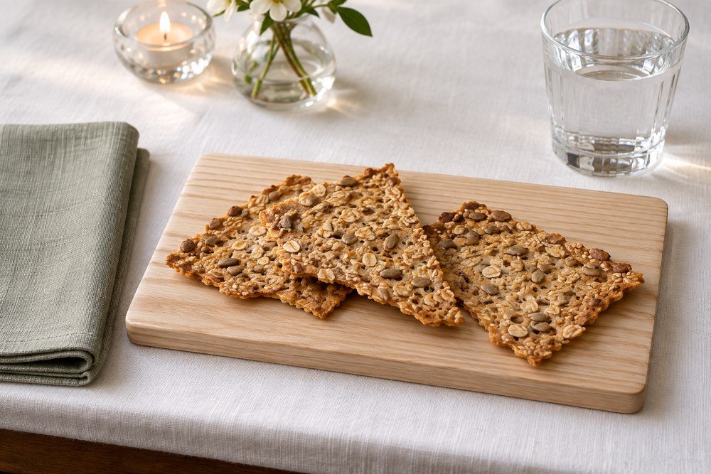 Dünnes Saatenknäckebrot